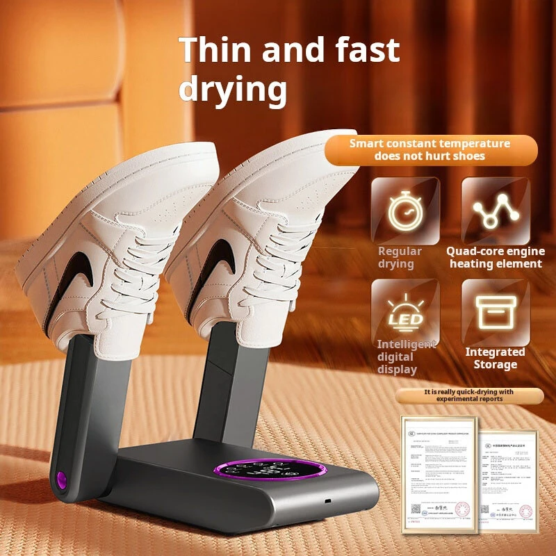 (image for) Folding Shoe Drying Machine Constant Temperature Dehumidification Odor Portable Shoe Drying Machine Timed Quick Drying Shoe Machine