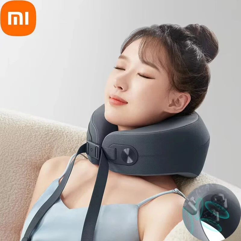 (image for) Xiaomi Mijia Smart Neck Massager Shoulder Neck Integrated Massage Hot Compress Mijia APP Control Electric Massager